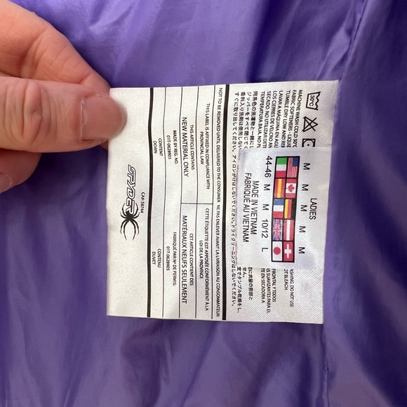 Spyder 🕷️Down Filled Winter Jacket - M - Picture 6 of 6